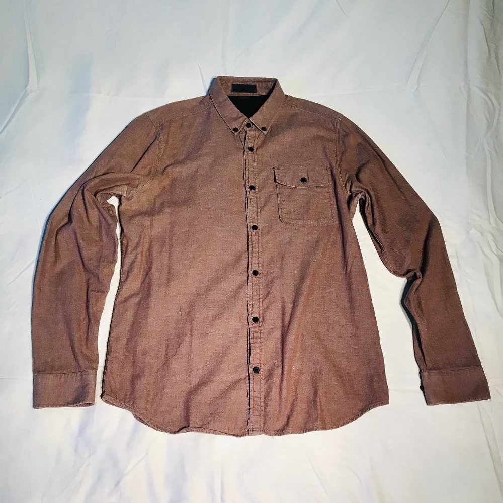 COMUNE Alton Long-Sleeved Tri-Picked Oxford Shirt